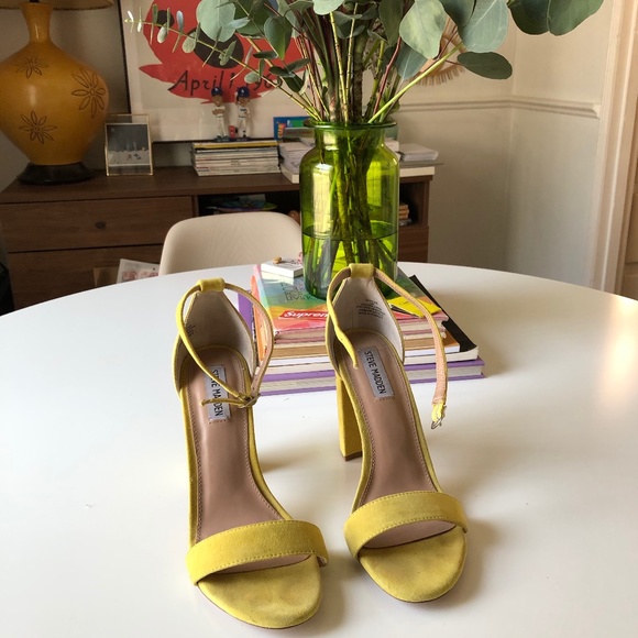 Steve Madden Suede 4" Block Heels - Picture 1 of 6